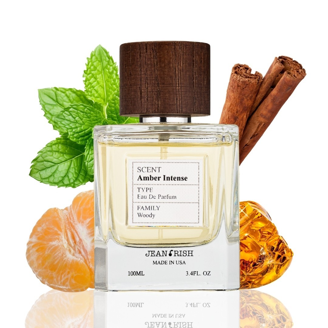 Jean Rish Amber Intense, Eau De Parfum for Men (3.4 Fl Oz / 100 ml)