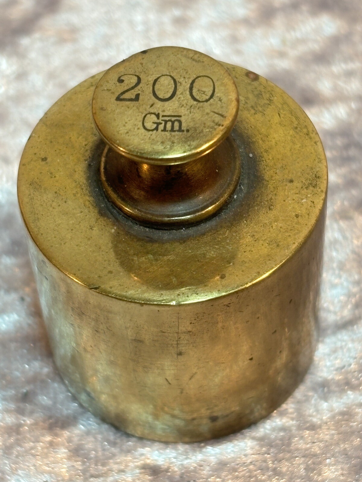 Solid Brass Scale Weight – 200 grams