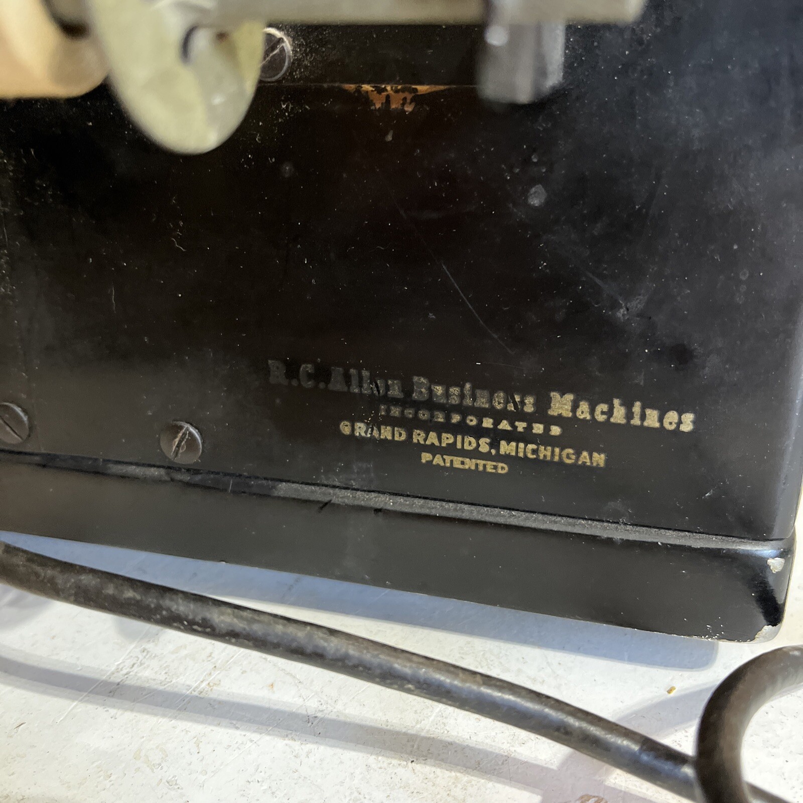 RC Allen Model 915 Adding Machine – Parts