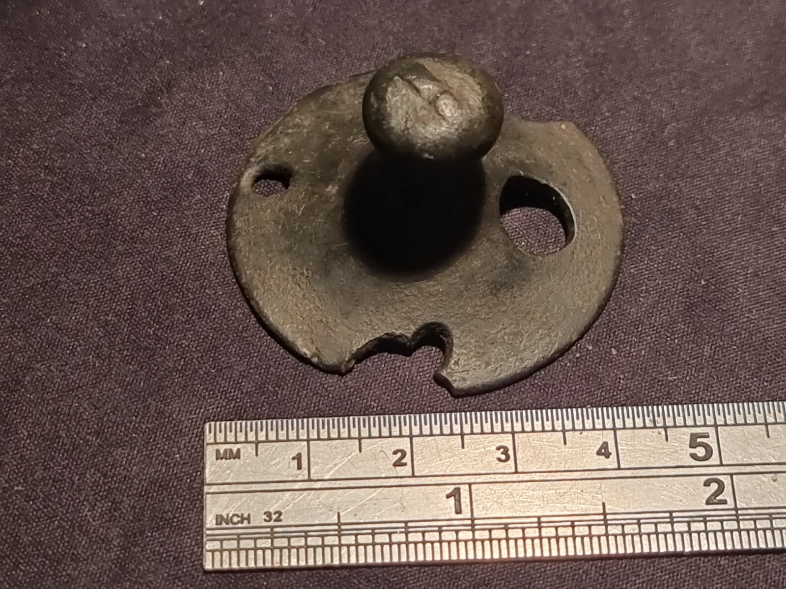 Roman ancient bronze shield/pommel mount stunning Please read description LA172c
