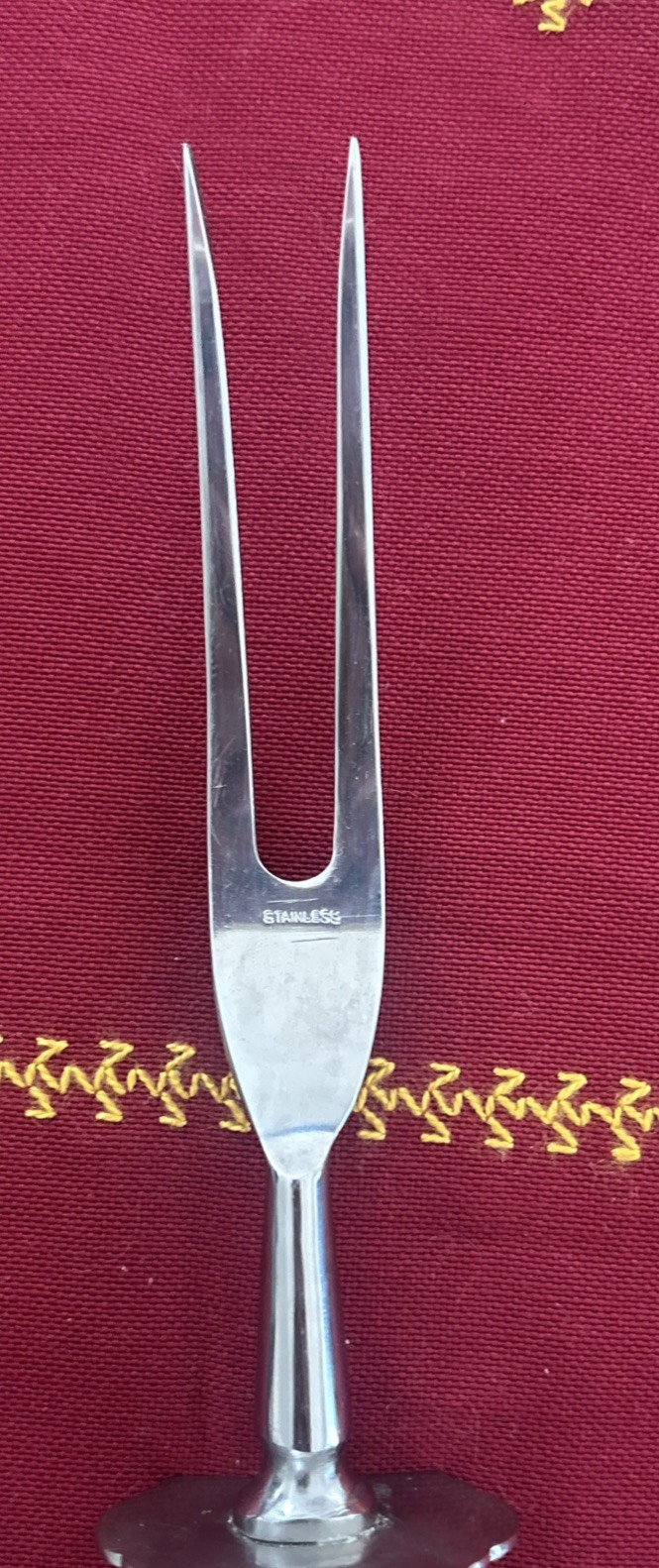 Frank M. Whiting Sterling Silver Carving Set Knife & Fork Lily 13.5″