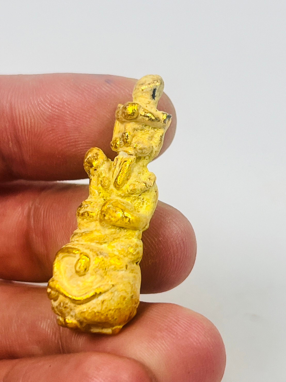 Laos Hermit Gold Leklai Buffalo Mountain Cave Love sex wealth attraction Amulet
