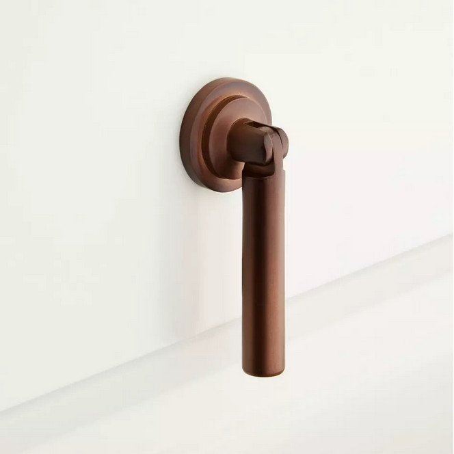 SIGNATURE HARDWARE COLMAR BRASS DROP PULL-OIL RUBBED BRONZE