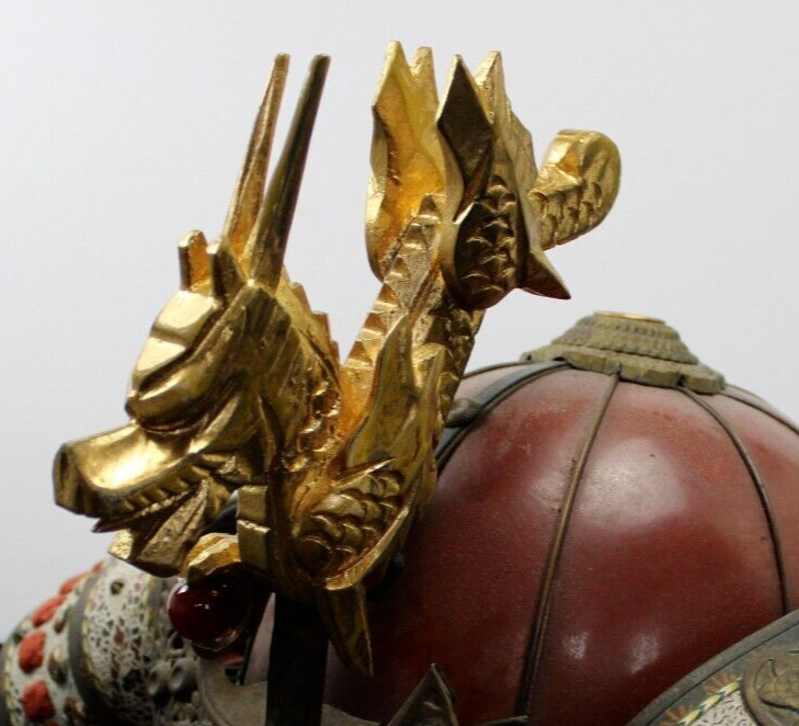 JAPANESE SAMURAI ARMOR MAETATE(MAEDATE) KABUTO DRAGON