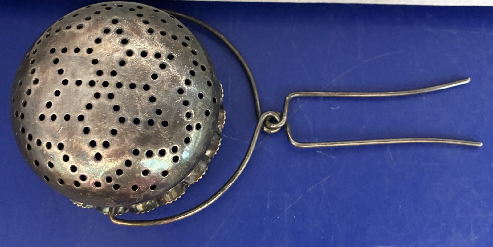 Antique Silverplate Tea Strainer – Star Design