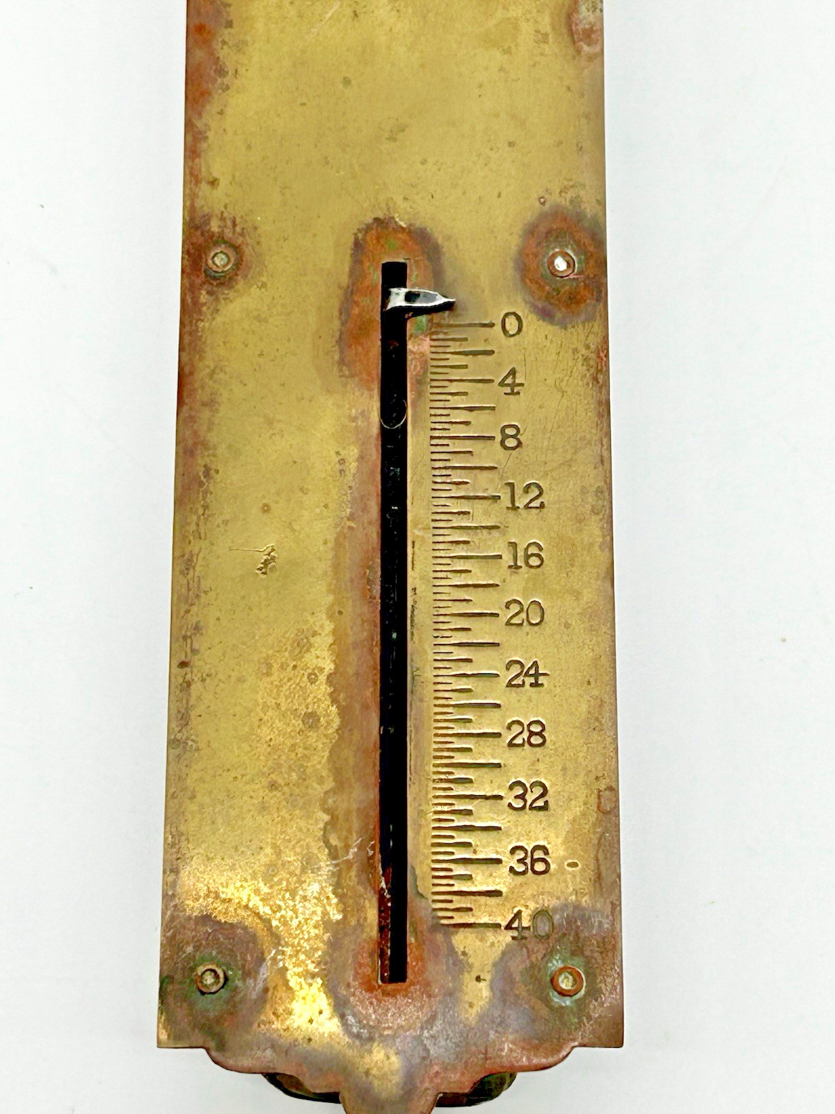 Antique Brass Chatillons Improved Spring Balance Hanging Scale 40 Lbs