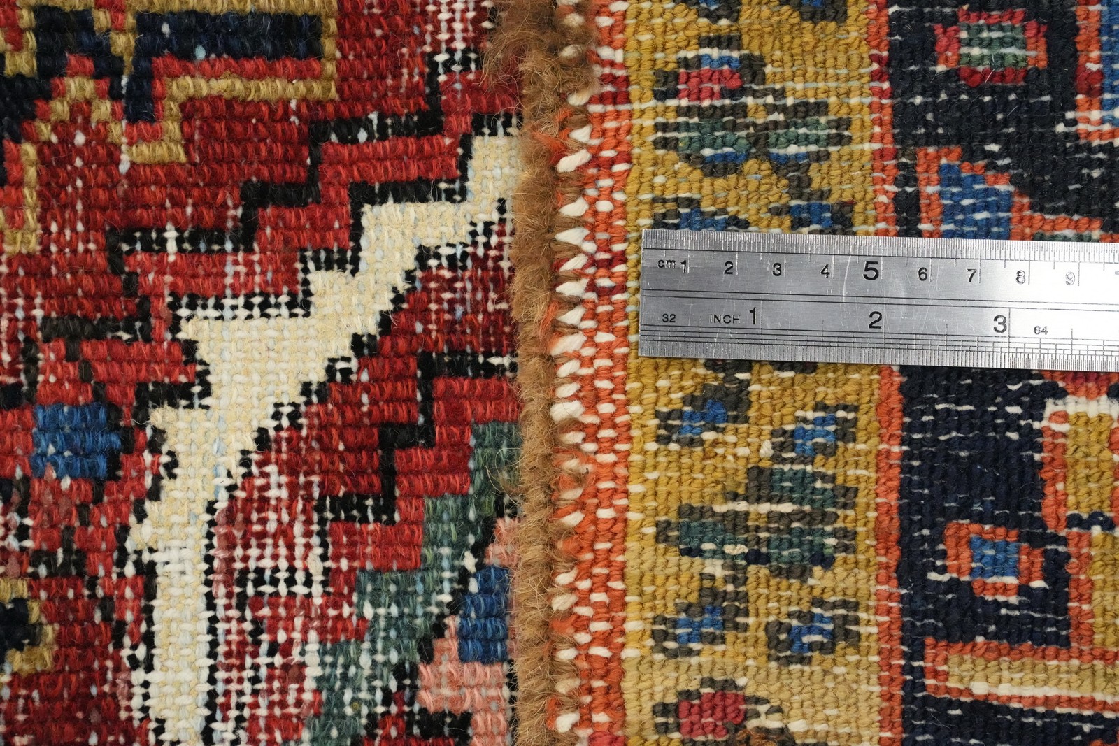 Handmade Pre-1900 Antique Wool Carpet Traditional Vegetable Dye Area Rug 7×10