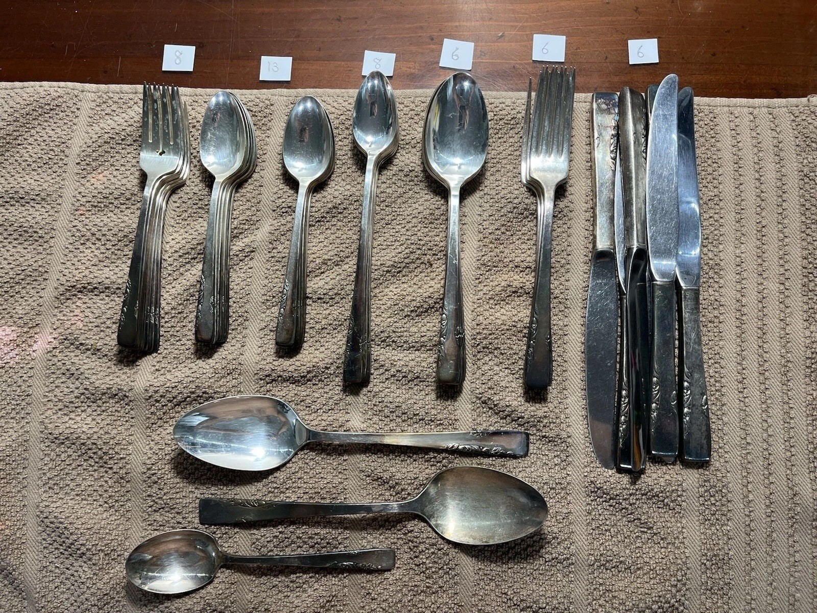 1881 Rogers Oneida Ltd Silverplate Flatware Silverware Proposal 50 Pieces