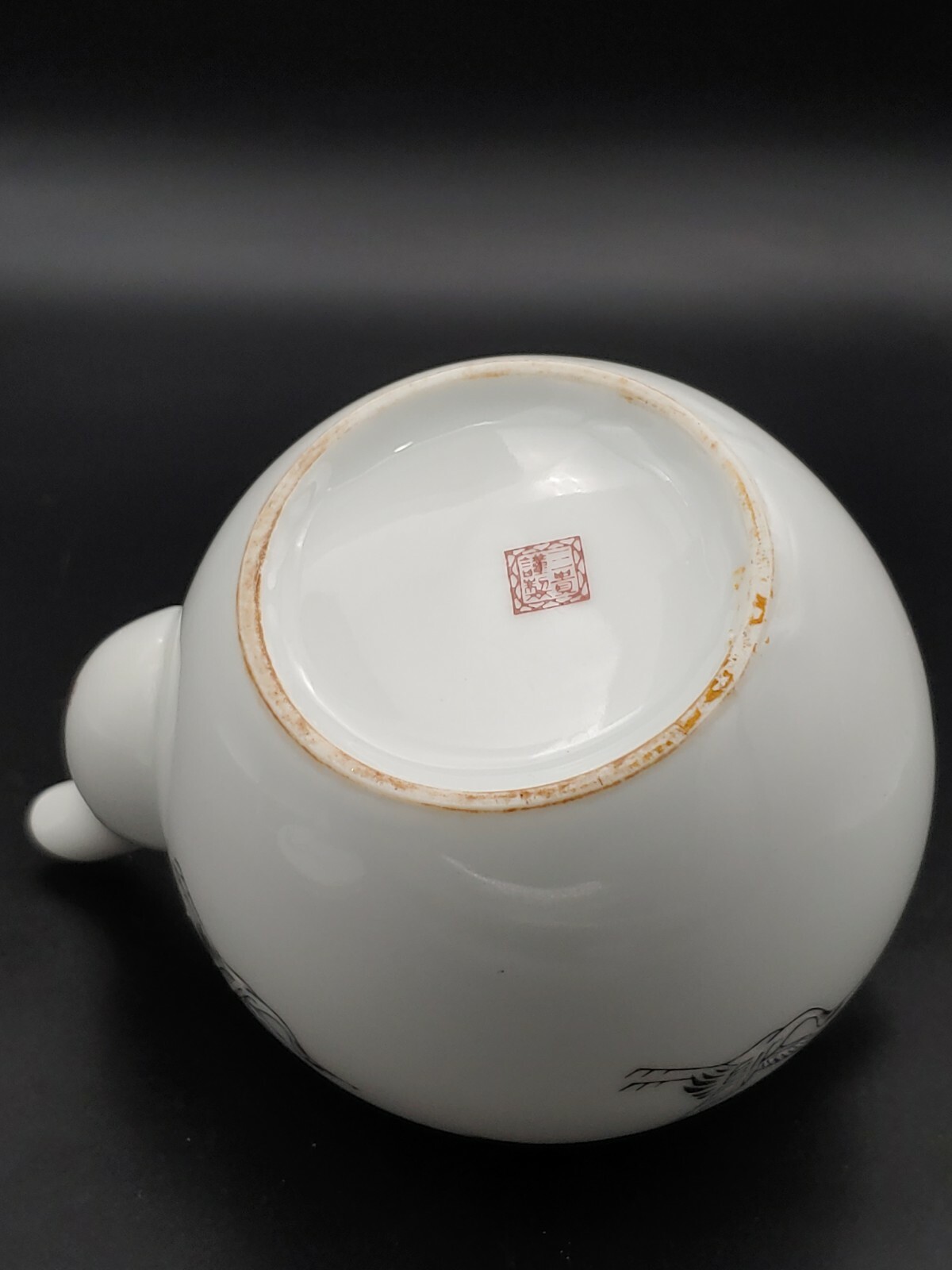 民国三贵手绘仙鹤茶壶九谷烧瓷器 Antique China Teapot Japan Kutani Porcelain Cup Sake Wine Bottle