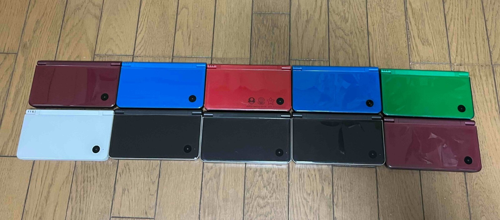 Lot of 10 Nintendo DSi LL FOR PARTS REPAIR random color DSiLL x10 Console