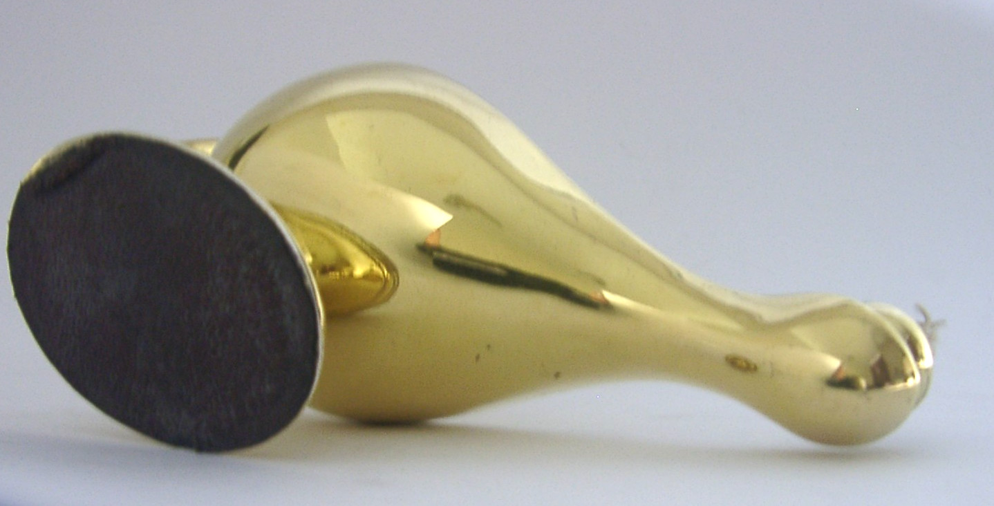 SUPERB SOLID STERLING SILVER GILT CIGAR TABLE LIGHTER 1913 ANTIQUE 114g