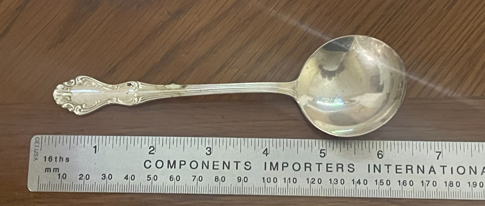 Princess Elizabeth By National Sterling Silver Soup Spoon 35 g