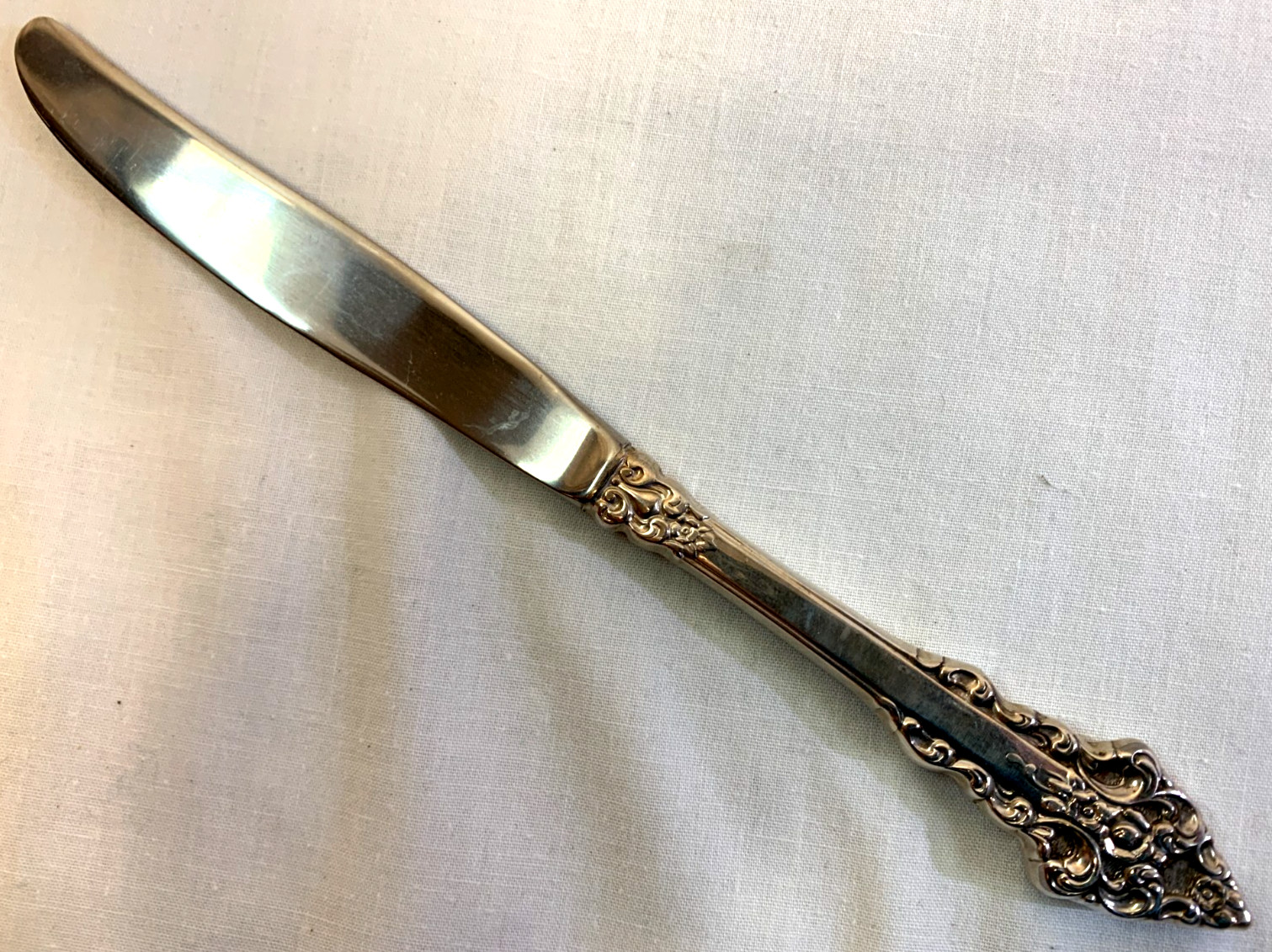 4 Pc Place Setting International Deep Silver Silverplate ROCHAMBEAU Silverware
