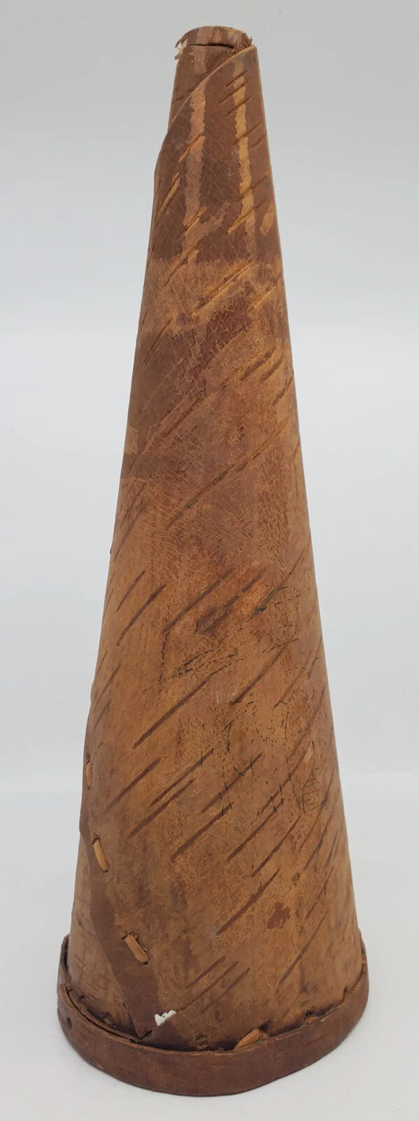 Antique Handmade Birch Bark Native American 1930’s Collectible 13.5″ Moose Call