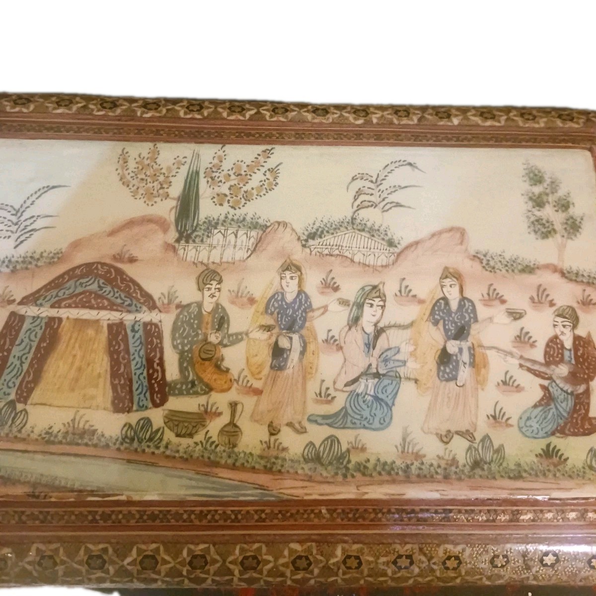 Khatam ANTIQUE Trinket BOX