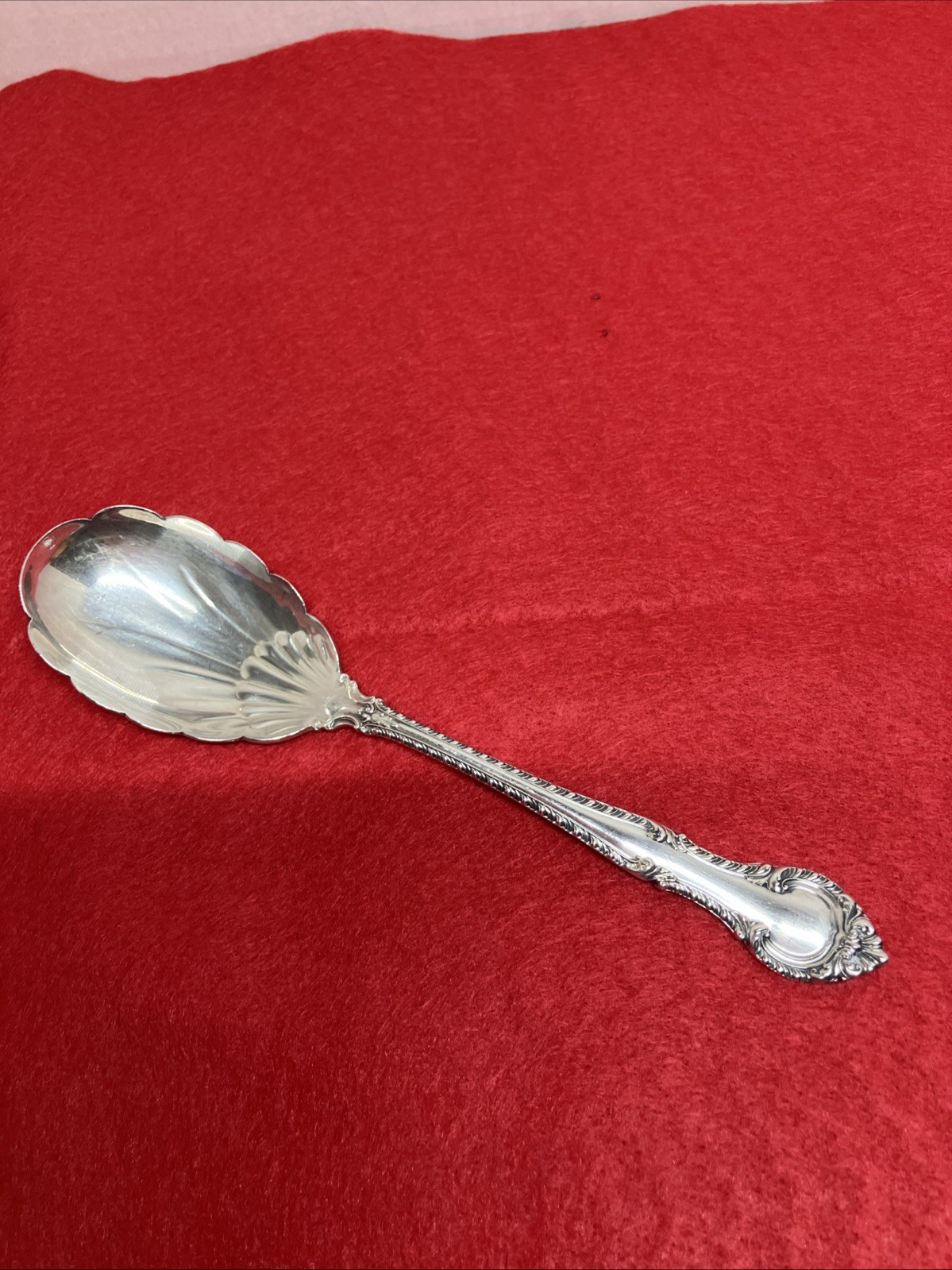 Gotham Sterling Silver Berry/sugar Spoon English Gadroon￼ Pattern