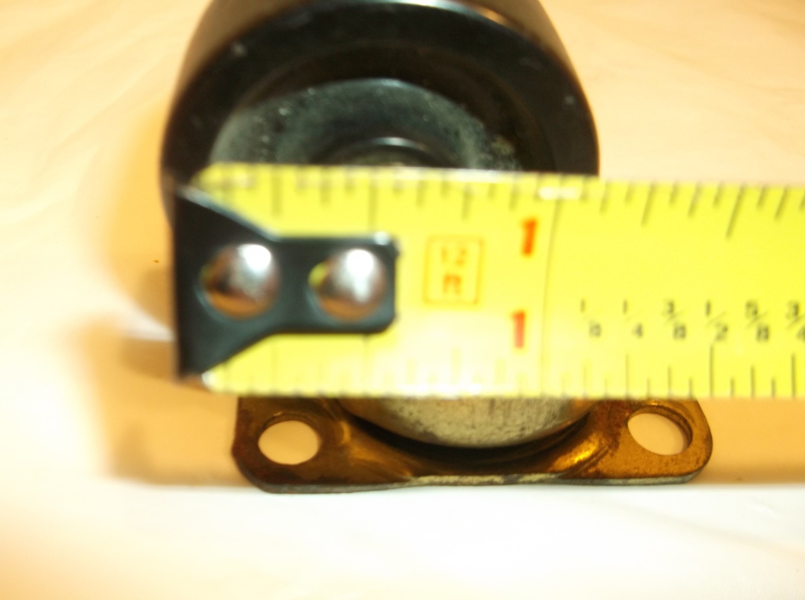 2 Vintage Swivel Furniture Castors 1-1/2″ Wheels Brass Swivels
