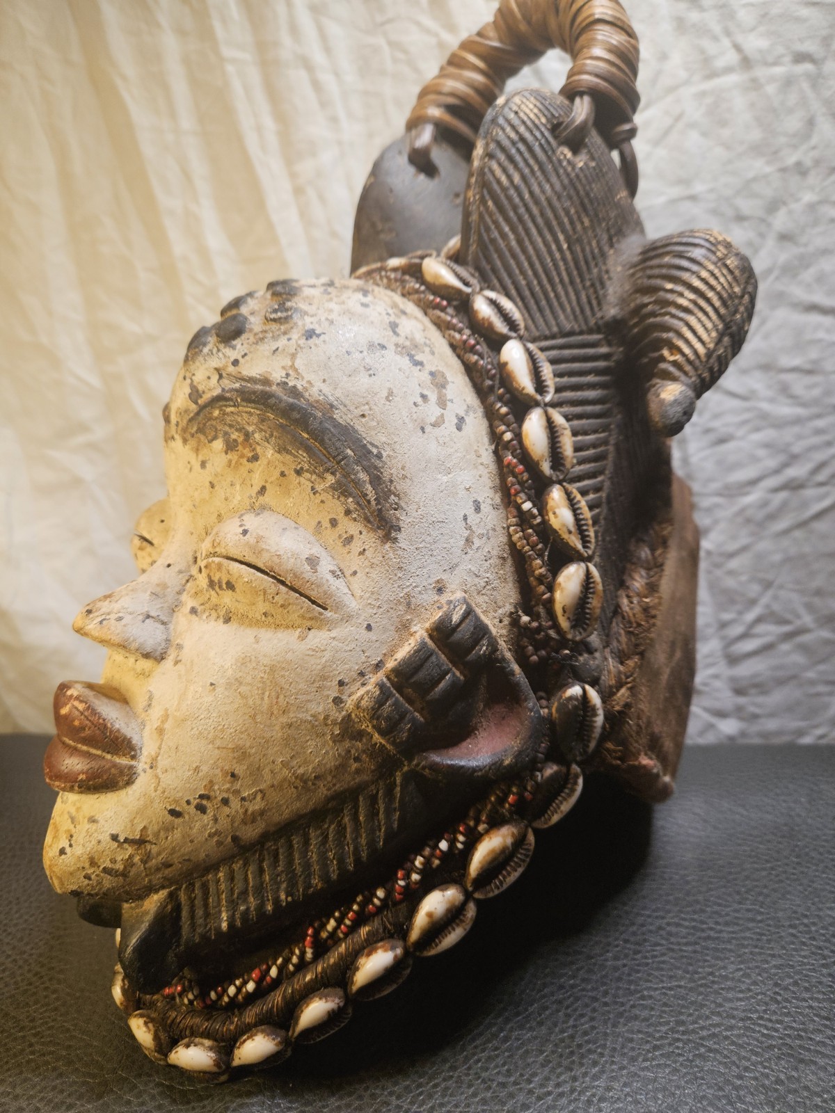 PUNU Okuyi Mask 32 cm Gabon African Art