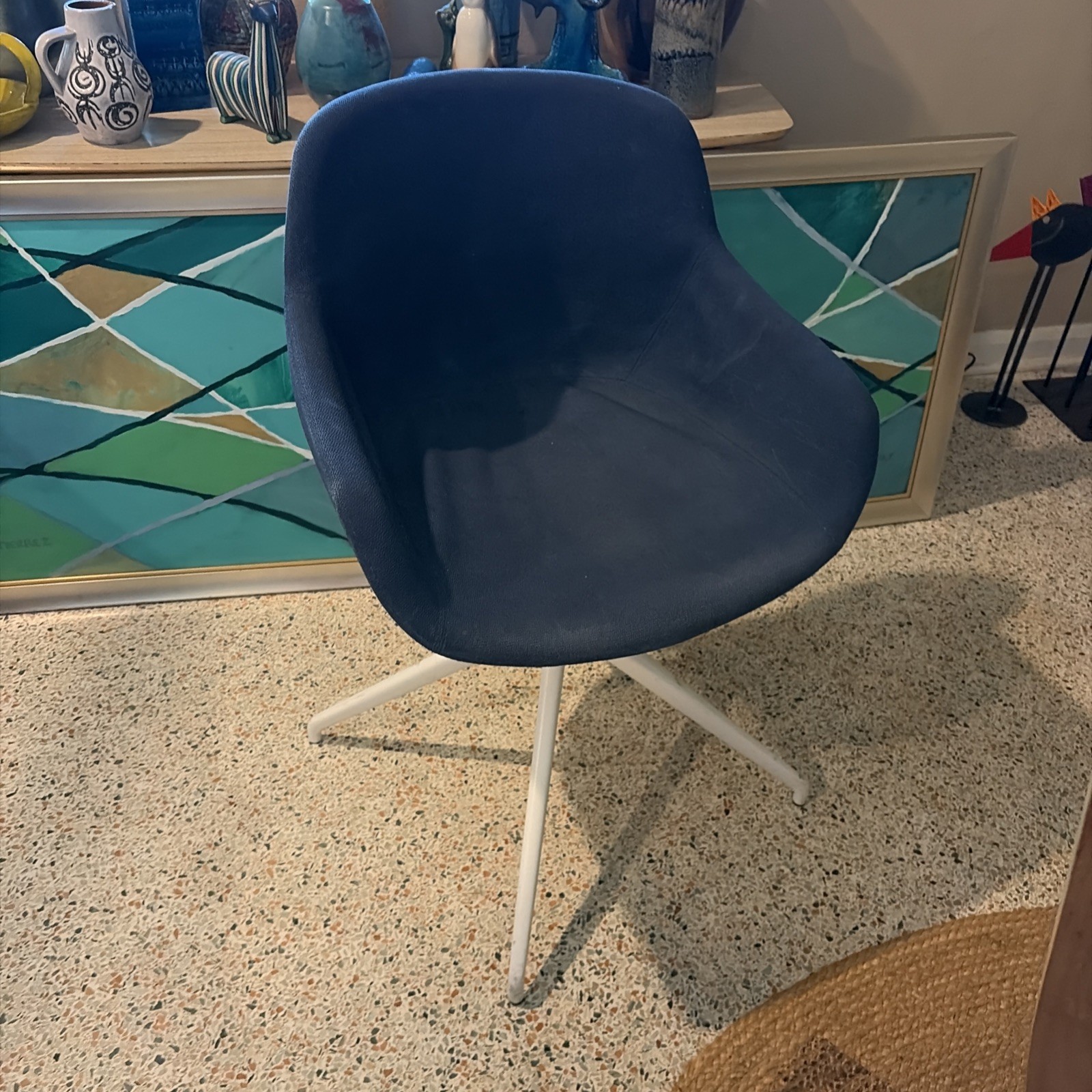 Vintage Italian Italy Calligaris Igloo Soft Tub Swivel Modern Soft Chair MCM