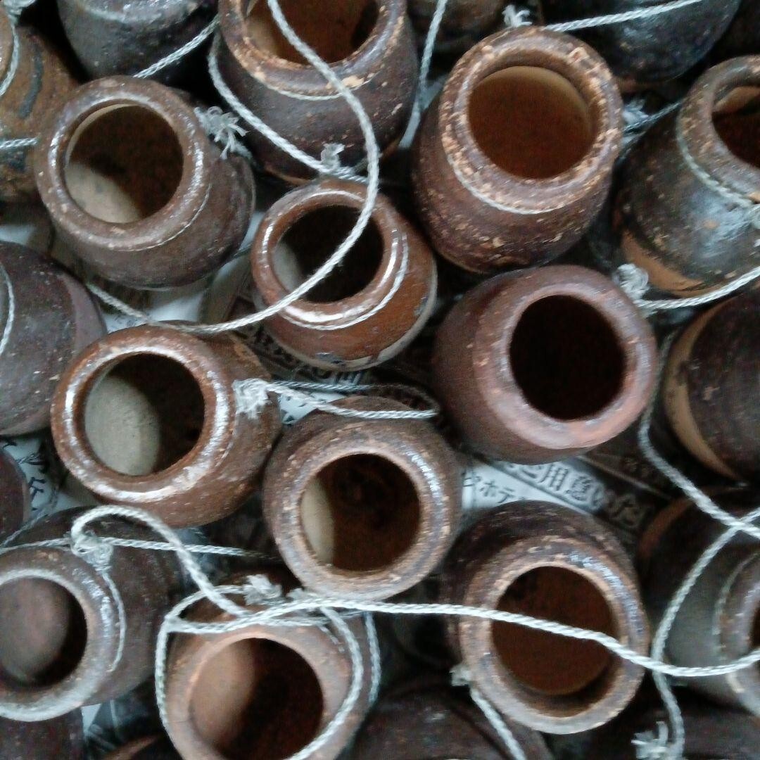 Antique Japanese TAKOTSUBO Rice Octopus Trap High 2.5″～3.5″ Lot of 7 From japan