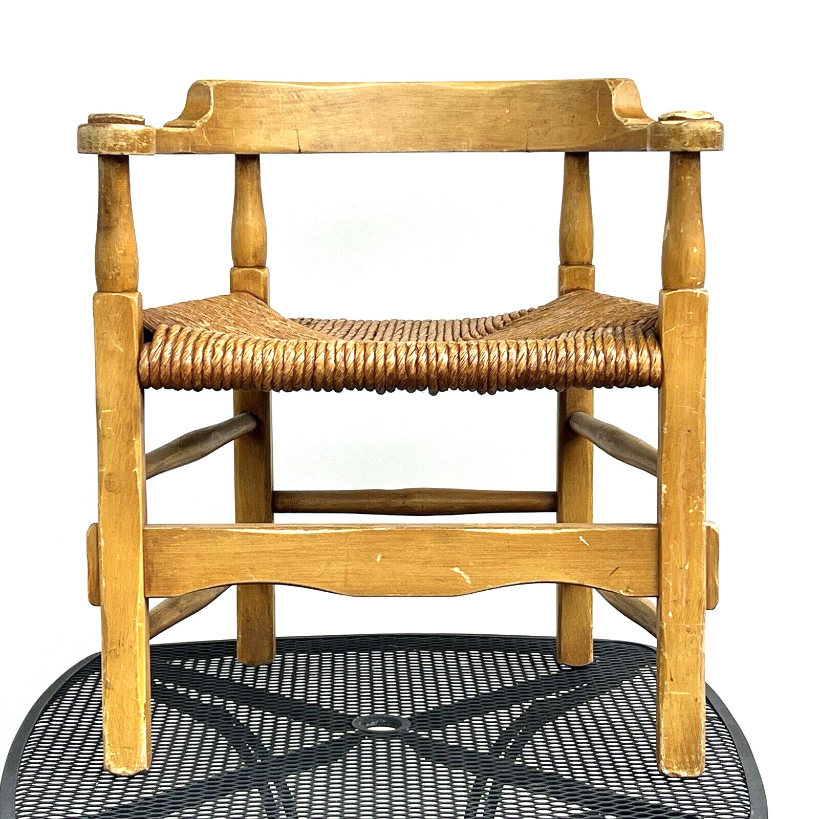 Rare Vintage Monterey Horseshoe Chair 28 x 26 x 20