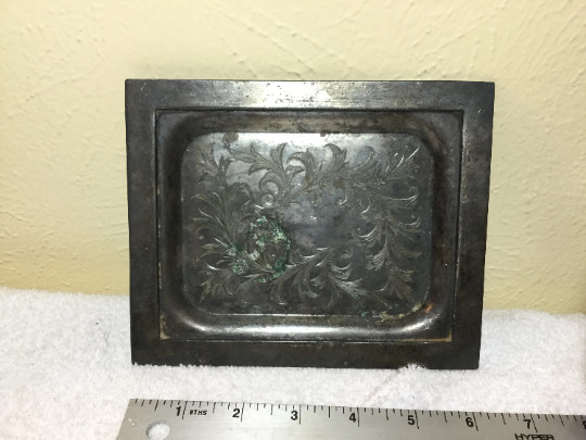 Middletown Quadruple Plate decorative silver plate tray