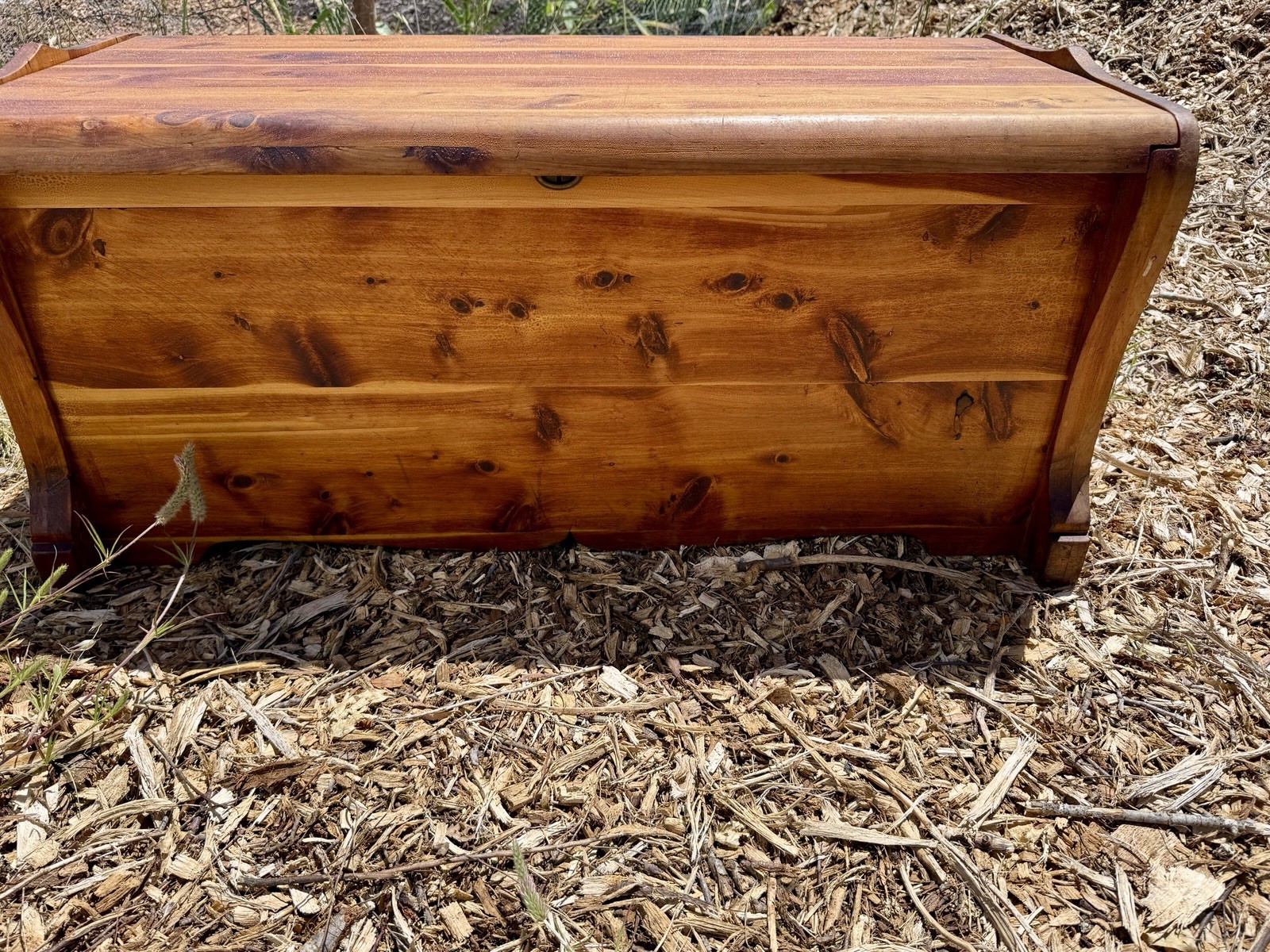 Cedar Wood Hope Blanket Chest Early 20th Century