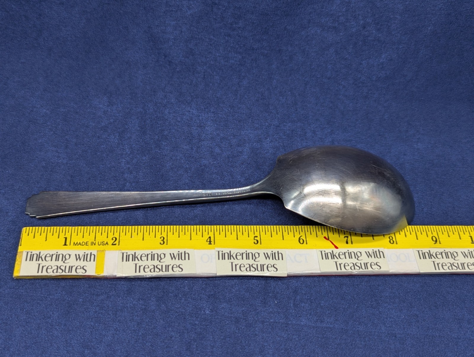 Wm Rogers PARAMOUNT Silverplate Round Serving Spoon & Serving Fork Vtg 1930’s
