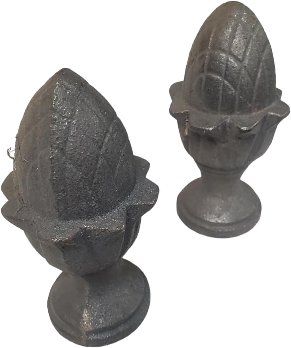 Pineapple Cast Iron Topper/Finial – Heavy (1 Pair)
