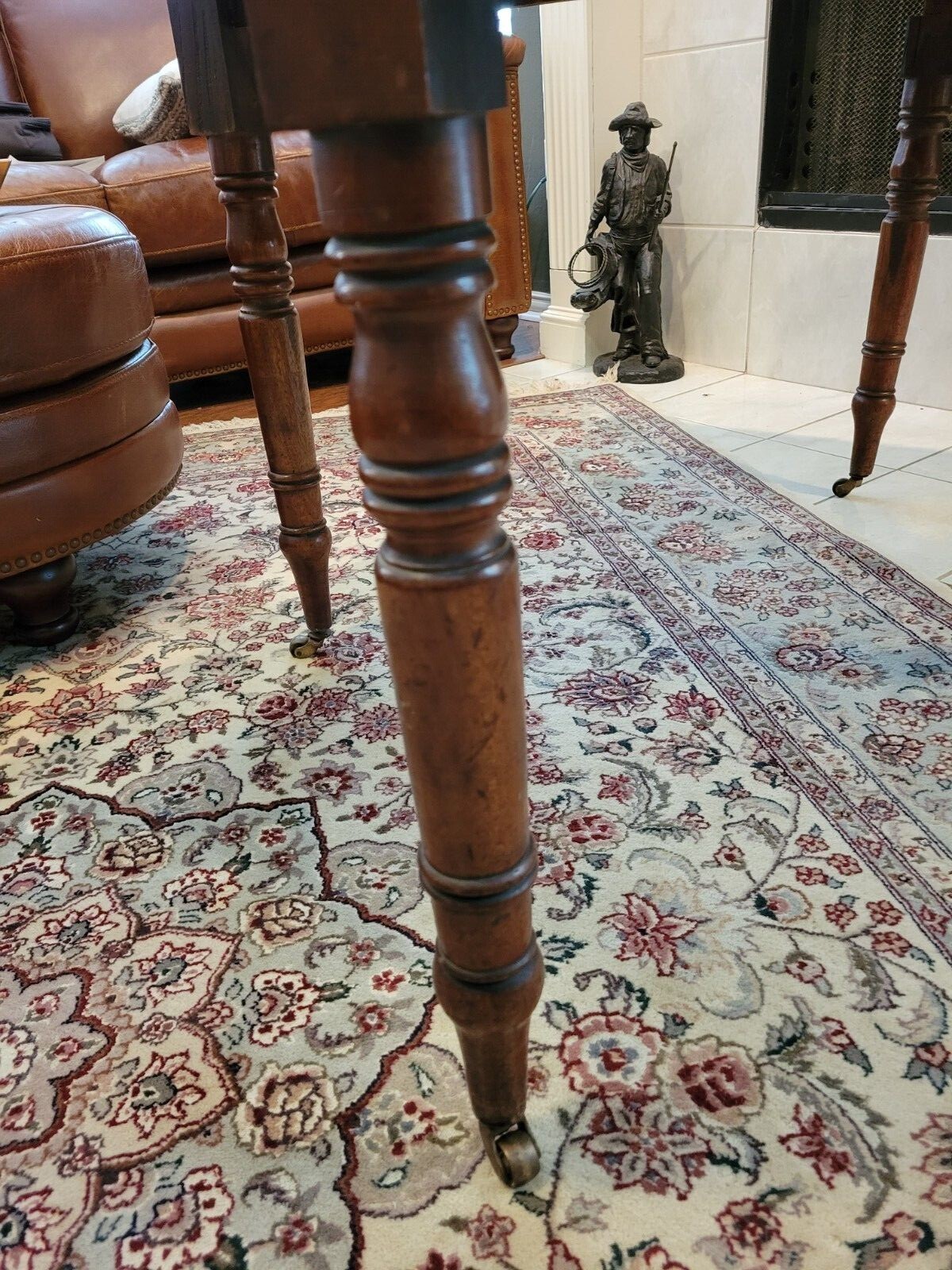 Antique Walnut Gateleg table. Use as a breakfast or dining room table, or buffet