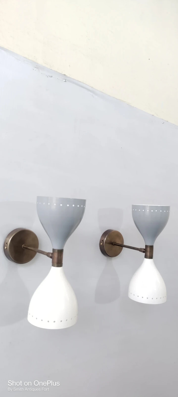 Etalian Wall Sconces Diabolo Wall Sconces Gray and White Nice Fixtures Lights.