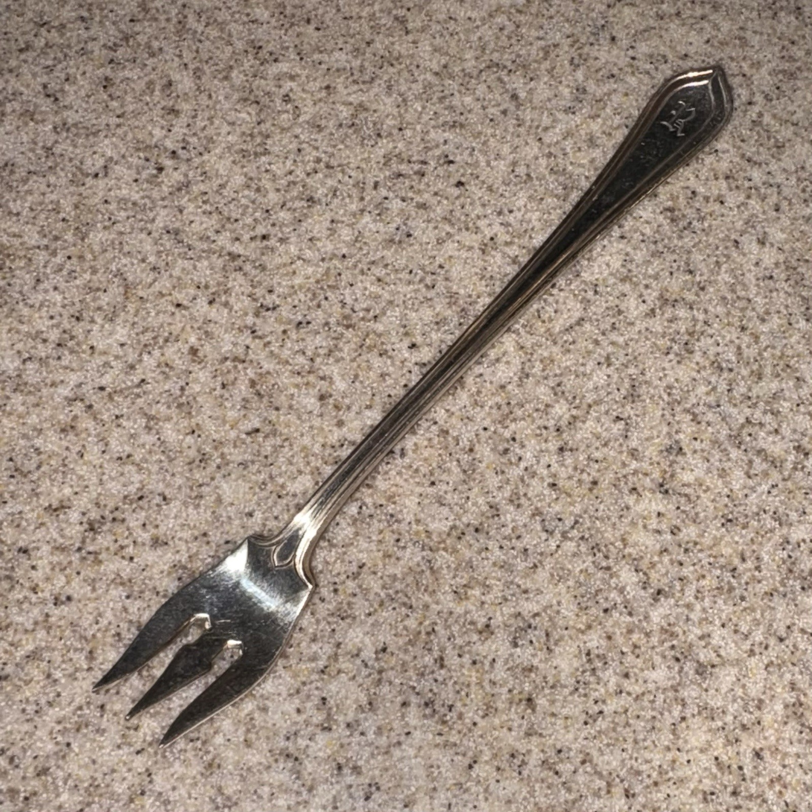 Antique 1915 Pat. Elmwood Cocktail Seafood Forks Silverplate