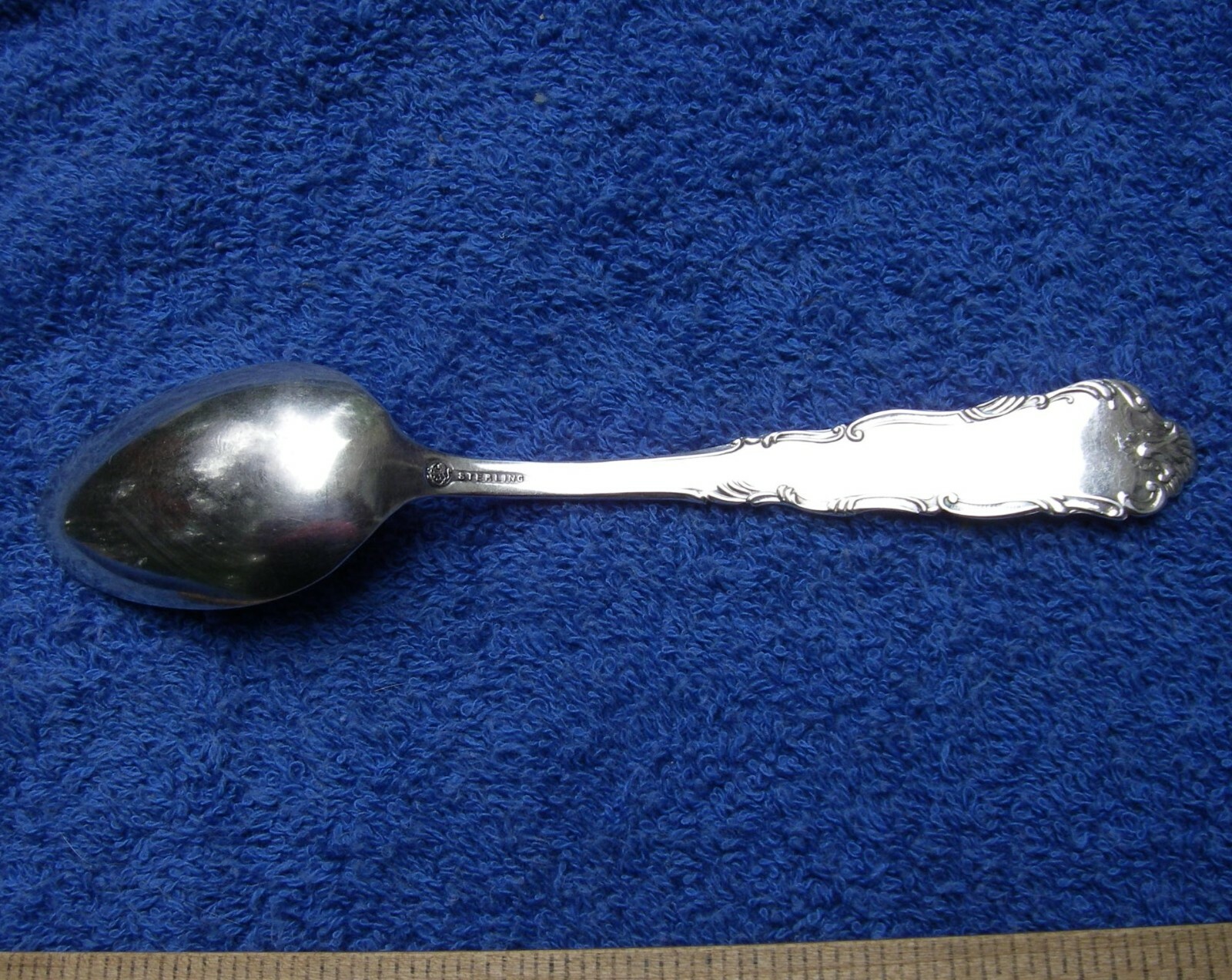 Frank W. Smith BARONIAL (1890) Small TEASPOON-5 3/8 Inches-Mono BEP