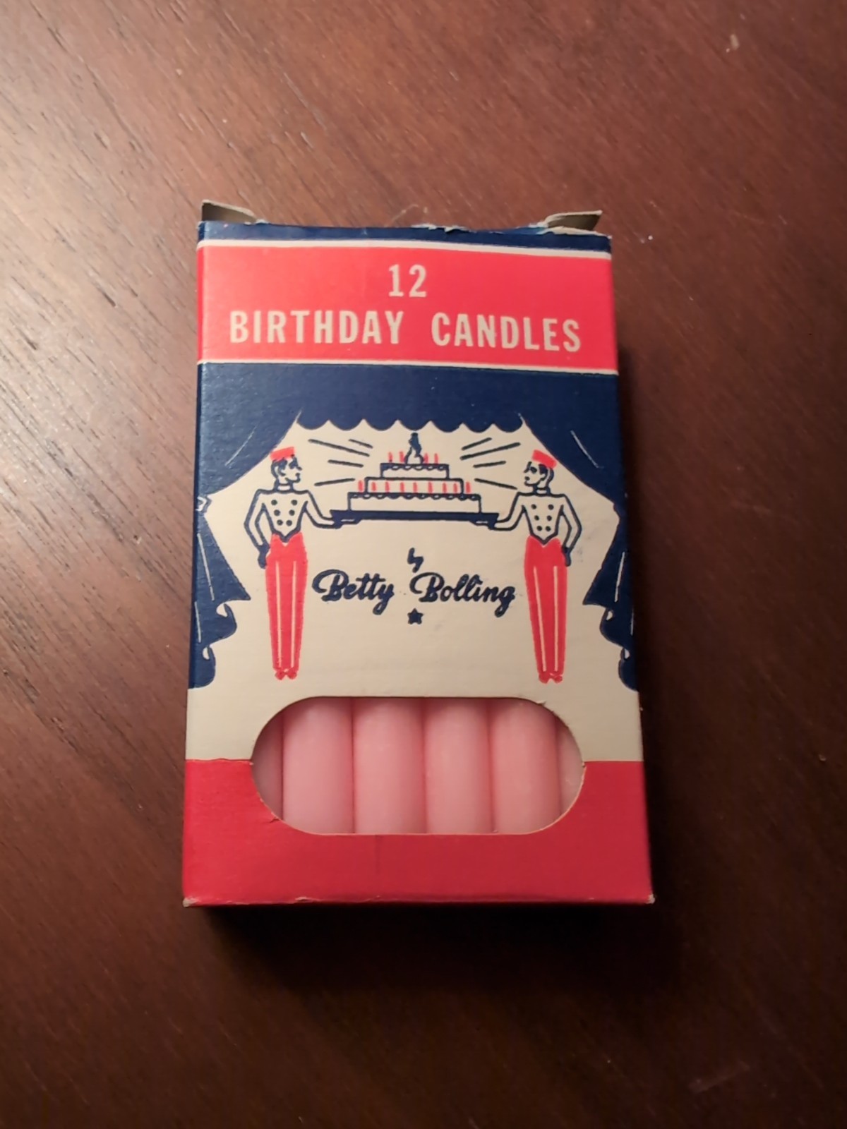 Package Of Intact Never Used New Old Stock Birthday Candles Amazing Vintage Box
