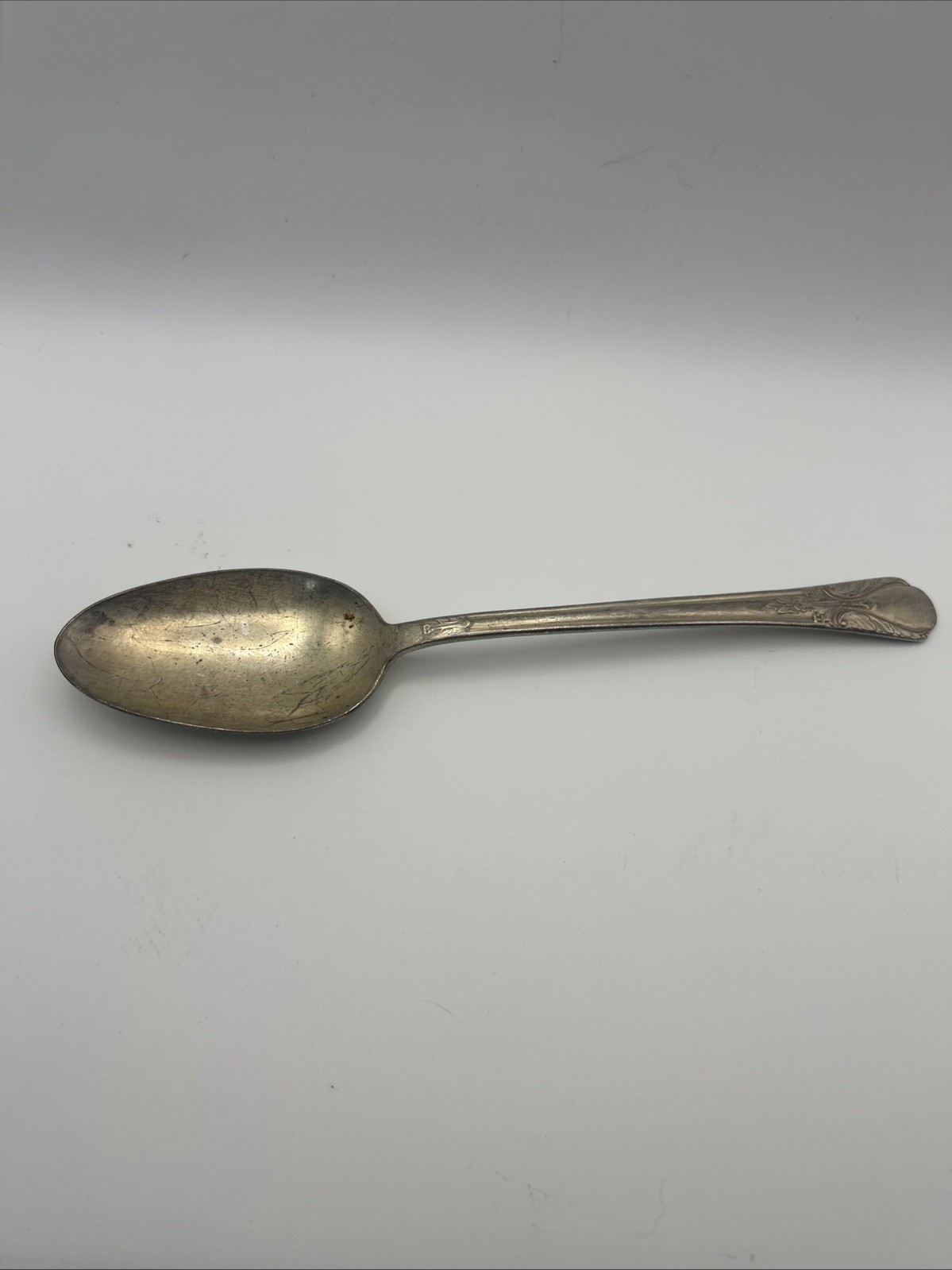 Vintage Silverplate Flatware WM ROGERS MFG CO Original Serving Spoon 8-1/2″