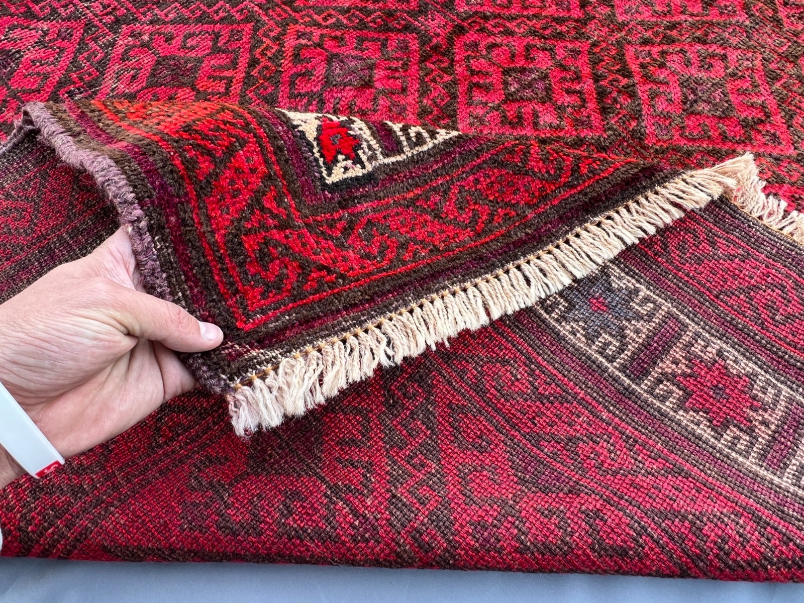 230 X 150 CM COLLECTORS’ ITEM Antique Belouch Natural Vegetable Dye Taimani Rug