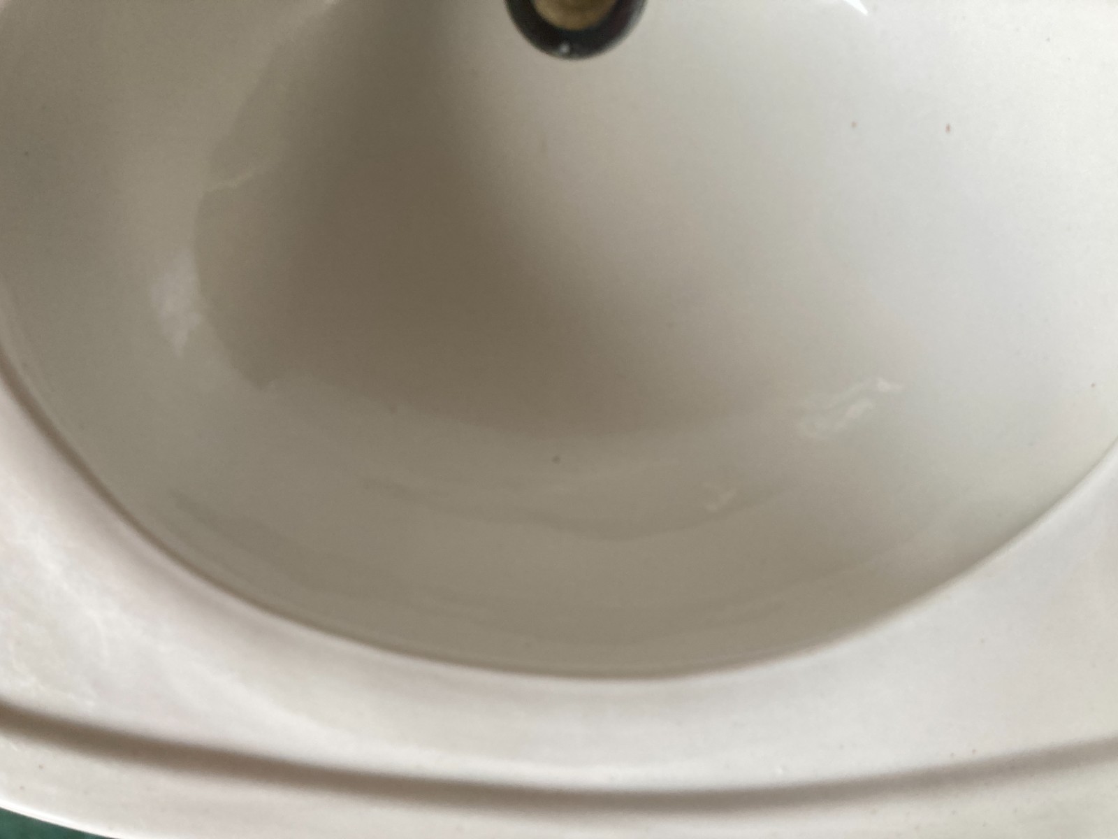 Antique 20×19 White Vitreous China Bath Wall Sink Old Trenton Potteries 361-25E