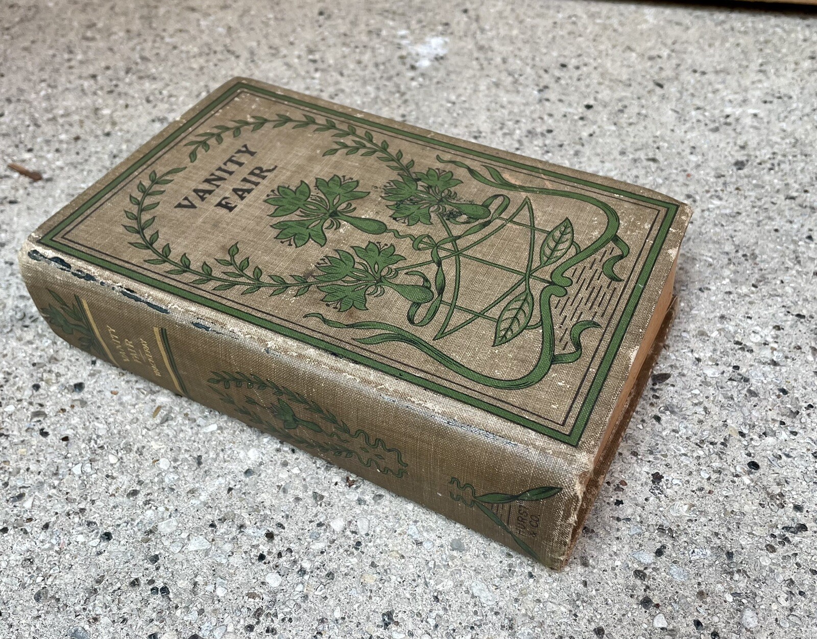 1880s Vanity Fair Antique Book by Thackeray