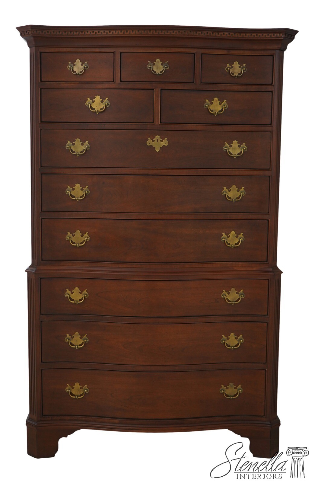 68255: LEXINGTON Large Cherry High Chest Of Drawers