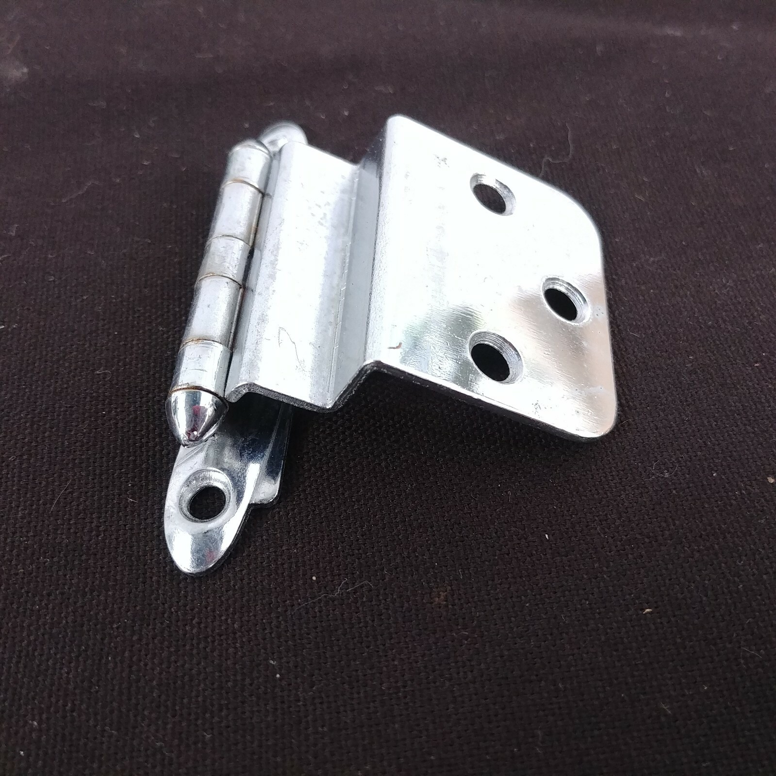 Amerock Cabinet Hinges One Pair E7368 Vintage Hardware Chrome Plated Lot Of 2