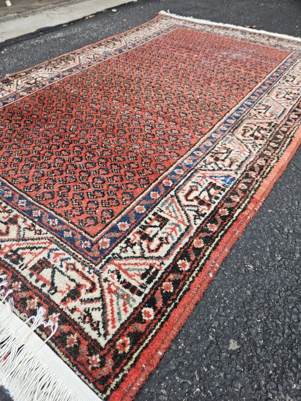 Antique Wool Art Collectors Rug 5×8