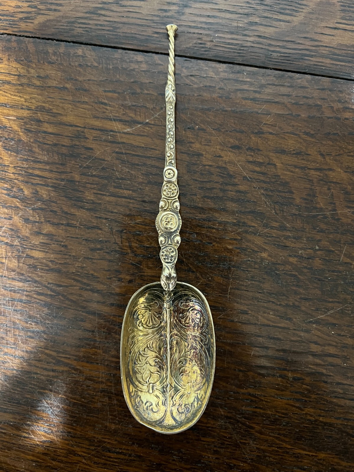 Saunders and Shepherd Anointing Spoons 1906 Sterling