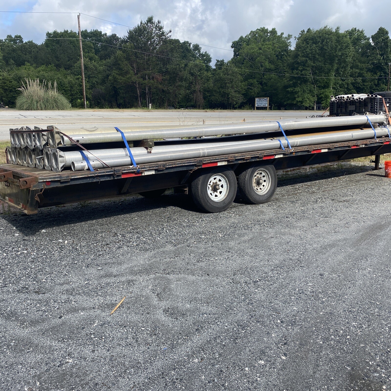 23’ Commercial Flag Pole, Light Pole, Aluminum Commercial, Made In 🇺🇸Can Ship