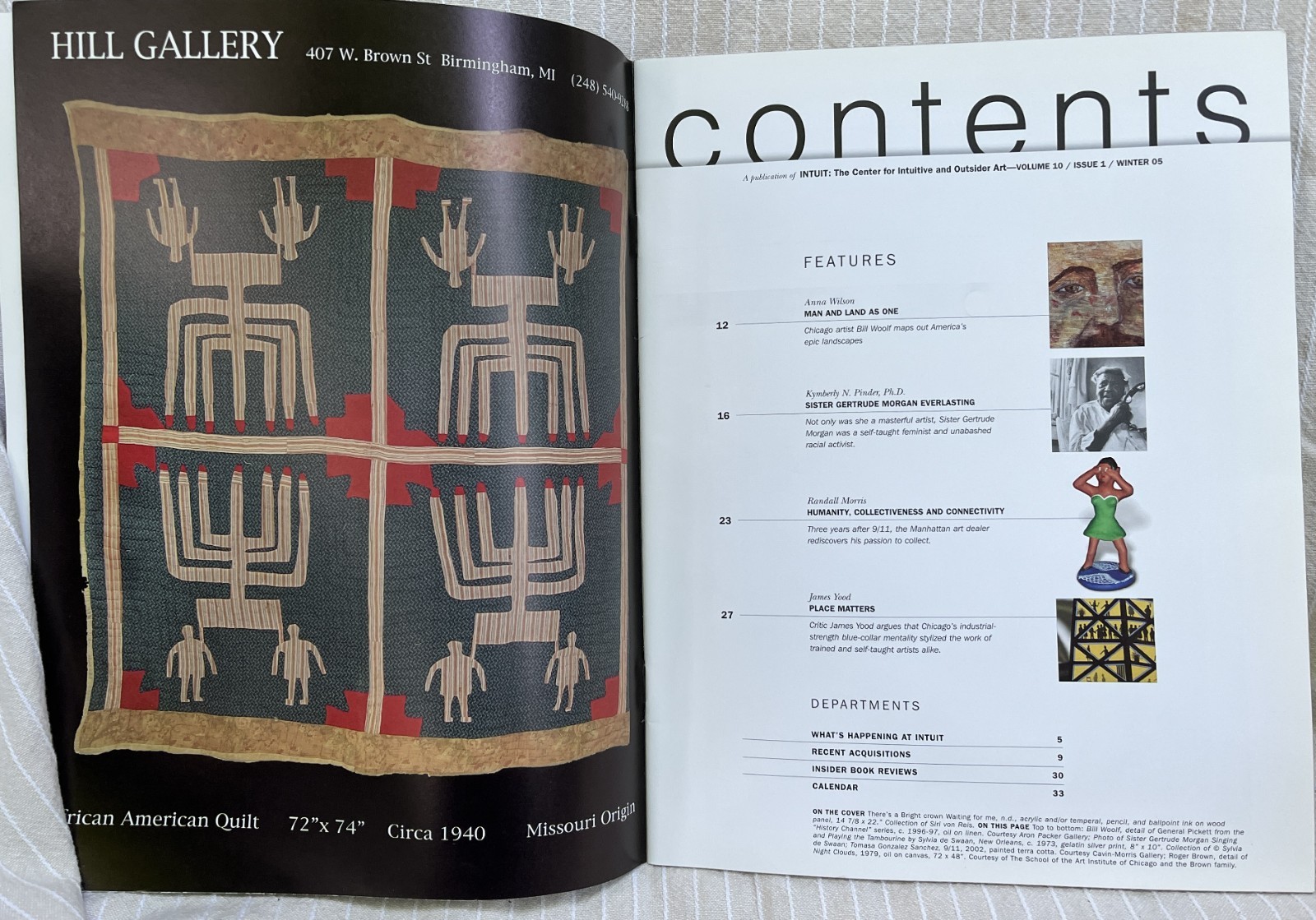 The Outsider, Volume 10 Issue 1, Winter 2005