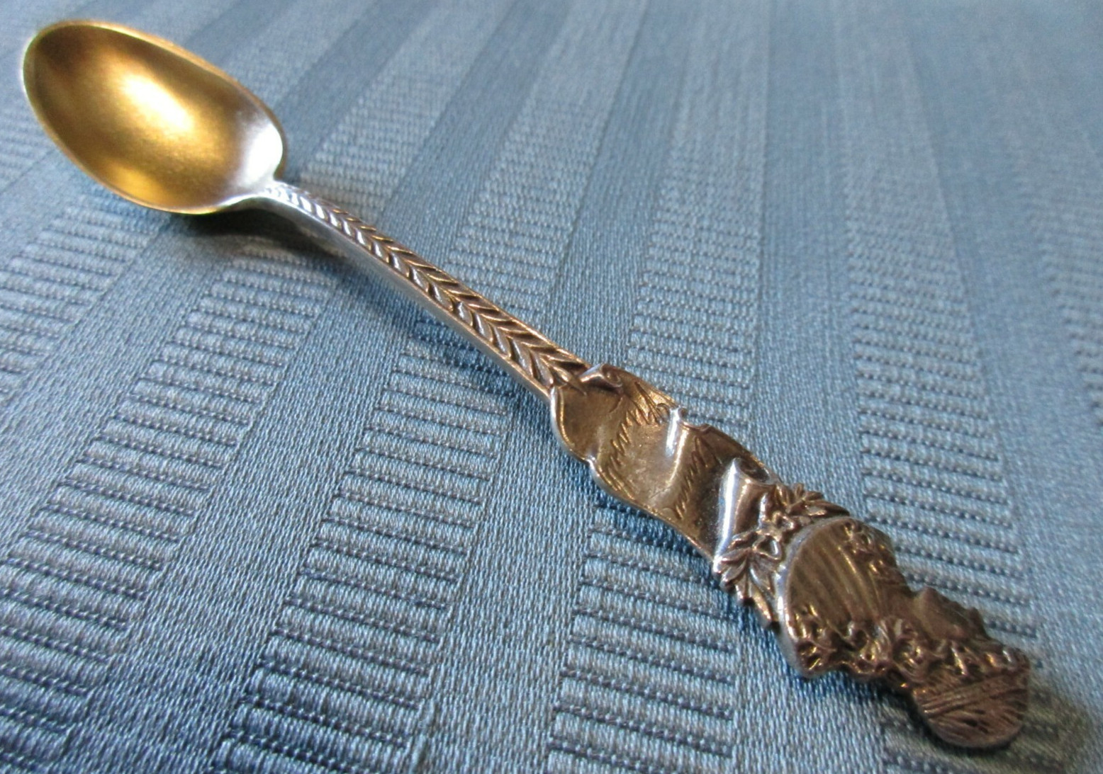 GORHAM Actress Souvenir Spoon ANNIE RUSSELL 1892 STERLING SILVER .925 NM