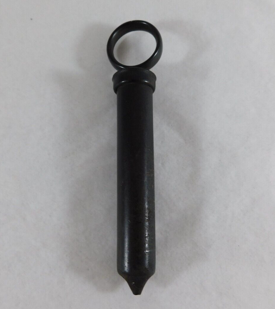 Antique Hard Rubber Medical Syringe Marked Austria 4 1/4″ Long