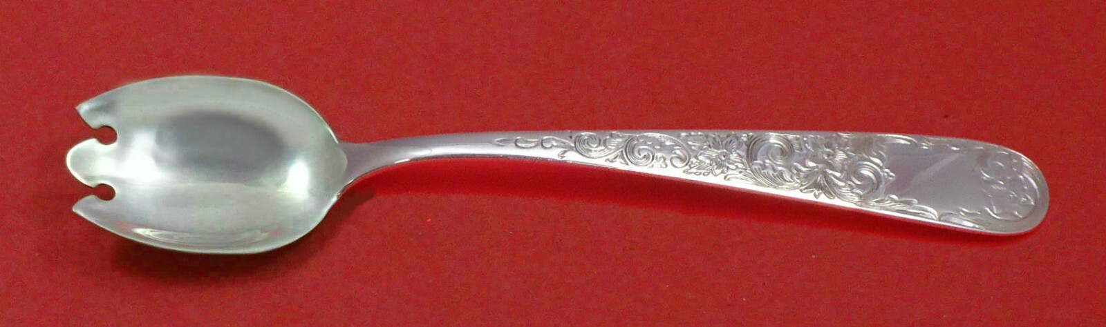 Old Maryland Engraved by Kirk Sterling Silver Ice Cream Dessert Fork 6″ Custom
