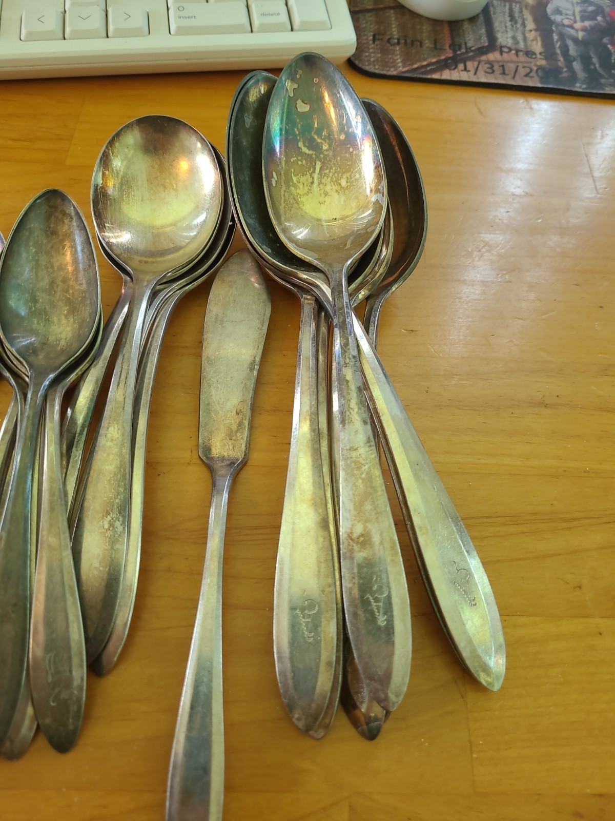 COMMUNITY PLATE Silverplate Flatware Lot Forks Spoons Knives Vintage 35 Pieces