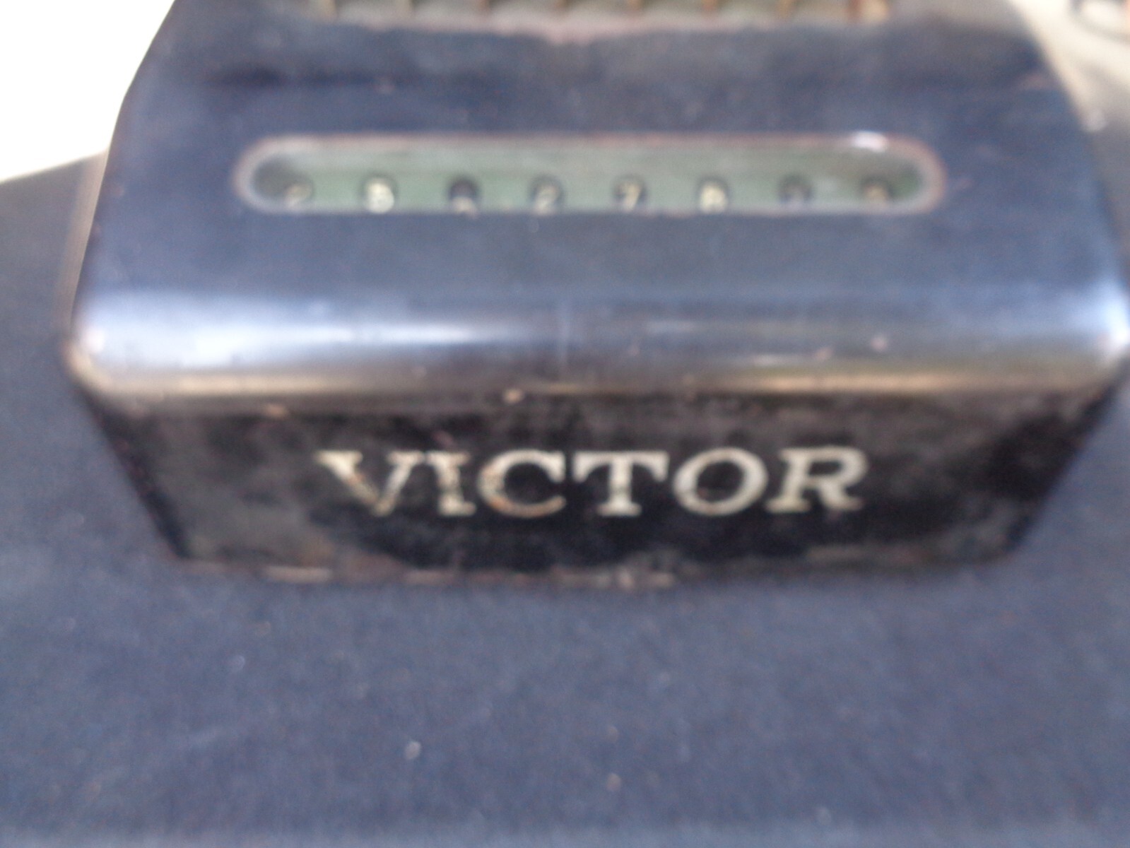 Antique Vintage Victor Hand Crank Adding Machine 1920’s 1930’s functional