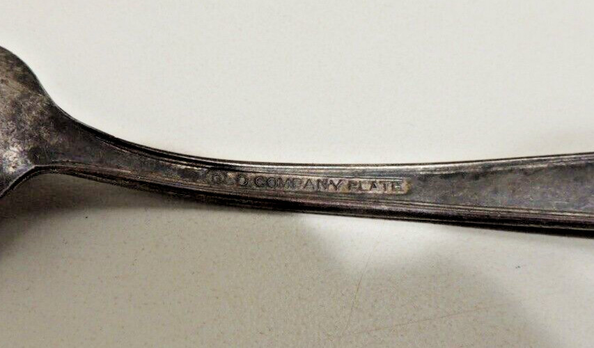 Old Company Plate SIGNATURE ROSE Serving Spoon Silver Plate